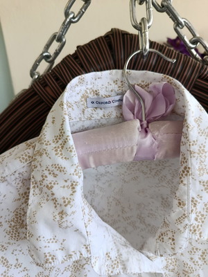 Oxford πουκάμισο M σαν καινούργιο, 100% cotton, άσπρο μπεζ