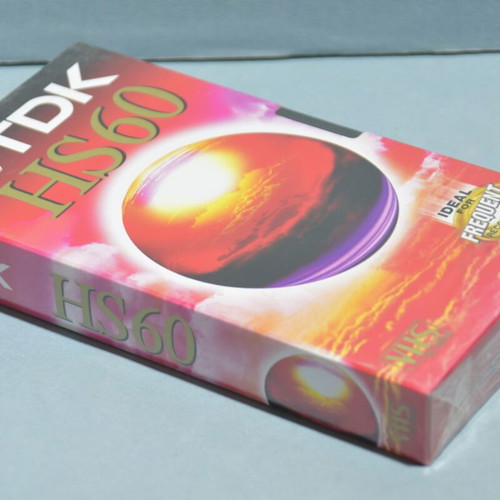 TDK HS60 video cassette new, sealed, 60 minutes