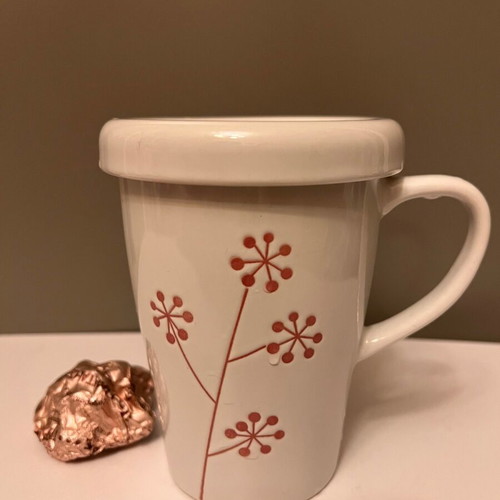 Porcelain mug with lid new 250 ml