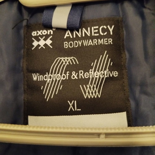 Αντιανεμικό γιλέκο εργασίας Annecy XL μπλε καινούργιο
