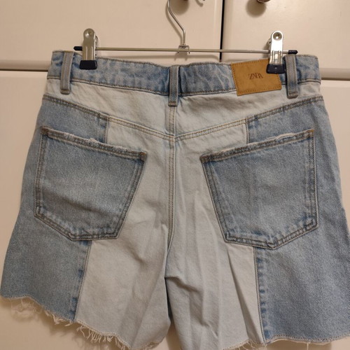 Zara denim shorts like new for 13-14 years old