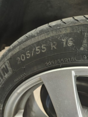 Ζαντολαστιχα 205/55/16 μεταχειρισμένα, ελαστικά και ζάντες αυτοκινήτου