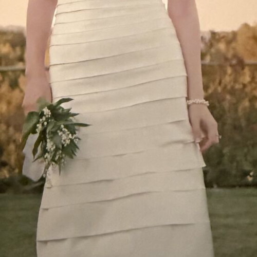 BCBGMAXAZRIA Vintage wedding dress off white ivory US 2