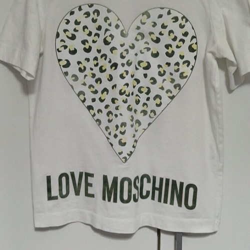 Love Moschino women's blouse used, white, sizes S and M