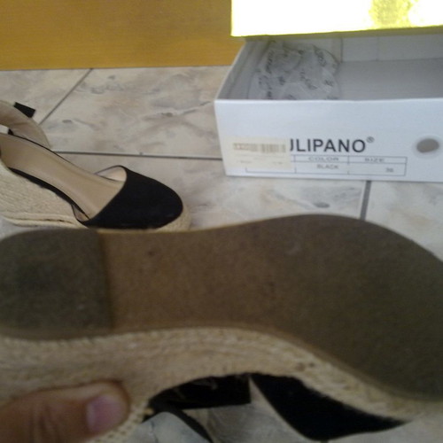 Tulipano women's platform shoes with rope and buckle size 36 like new