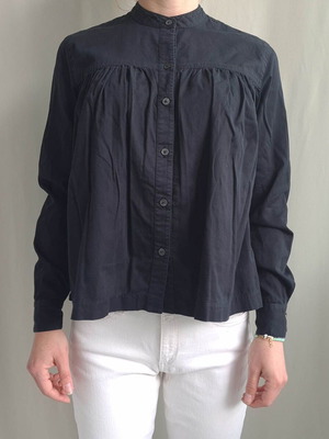 Mara Hoffman women's designer shirt XS used, 100% organic cotton, black