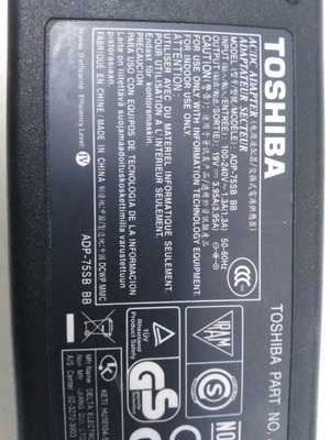 Τροφοδοτικό Laptop Toshiba 19v 3,95A