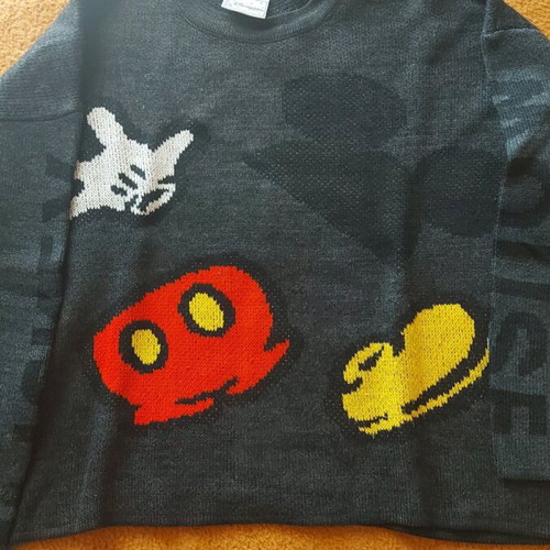 Disney wool pullover like new, size M/L, gray