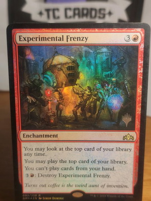 Experimental Frenzy Magic the Gathering foil card