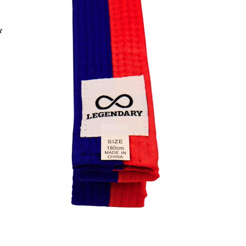 Legendary red/blue martial arts belt new