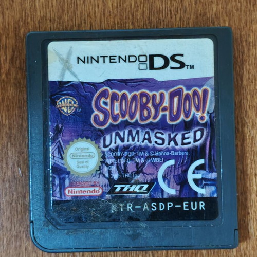 Scooby-Doo! Unmasked Nintendo DS game cartridge