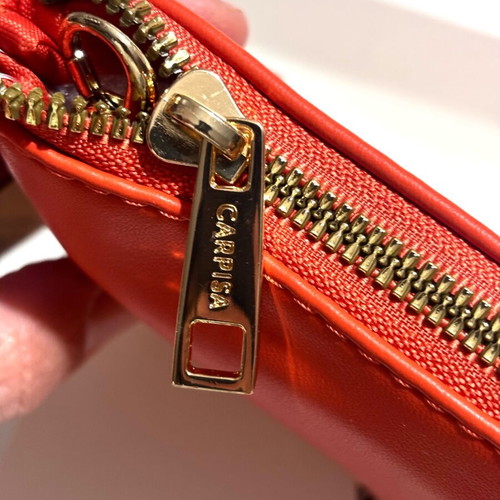 Carpisa orange handbag new with wristlet