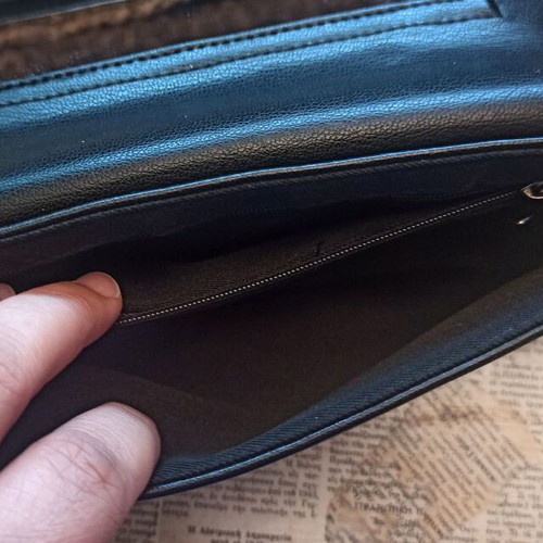 More & More wrist bag like new with mirror black
