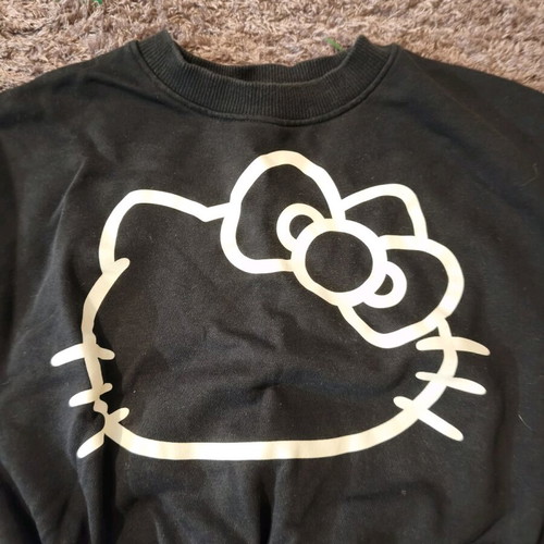 H&M Hello Kitty sweatshirt 10-12 years like new, black
