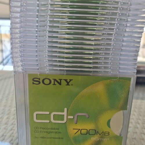 Sony CD-R pack of 38 with case like new