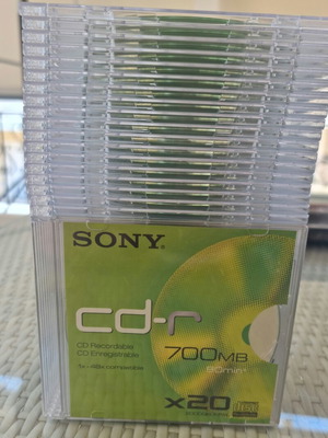 Sony CD-R pack of 38 with case like new