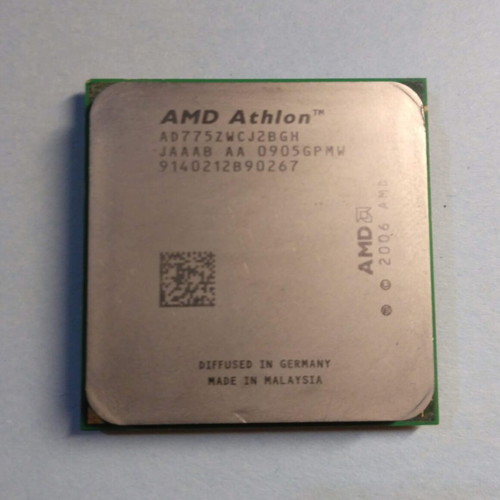AMD Athlon 64 X2 7750 processor used, socket AM2/AM2+