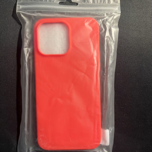 Iphone 15 Pro Max red plastic case new