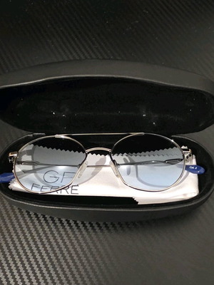 GF FERRE Sunglasses New Turquoise and Silver