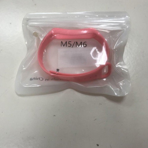 Silicone strap Mi Band 5 Mi Band 6 OEM pink new