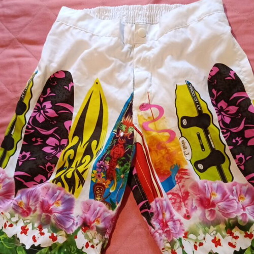 Swimwear used, size L, white multicolor
