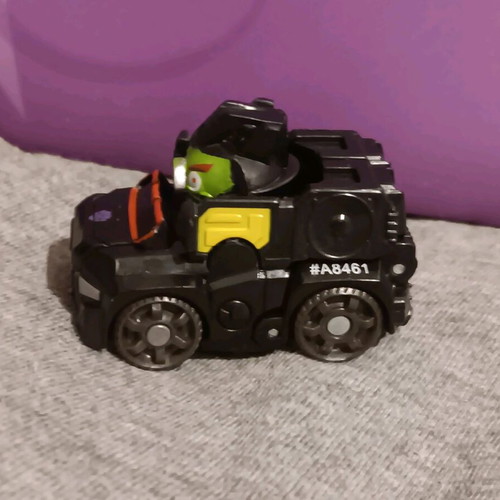 Angry Birds Transformers Telepods Soundwave Pig figure used Hasbro