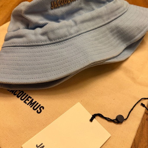 Jacquemus Le Bob Gadjo hat new, turquoise, size medium 58