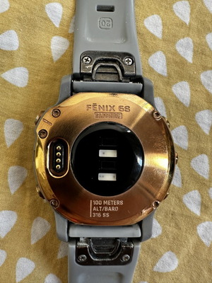 Garmin Fenix 6S Sapphire rose gold used smartwatch