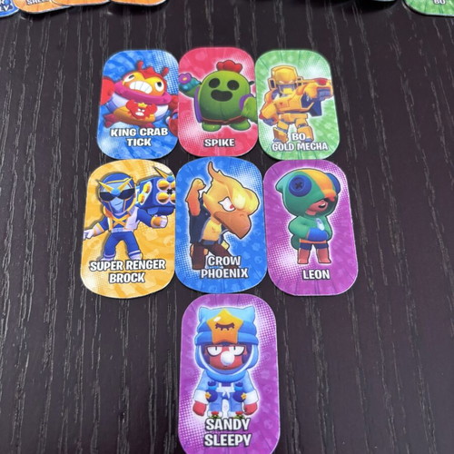 Brawl Stars collectible tags pack of 7, 2020