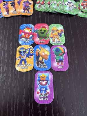 Brawl Stars collectible tags pack of 7, 2020