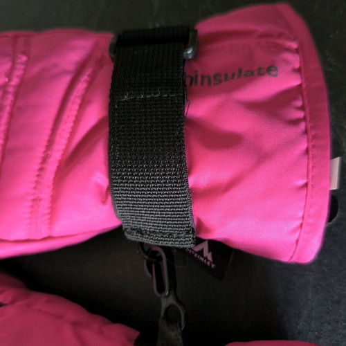 Mc Kinley kids snow ski gloves pink like new, size 3 (6 years)