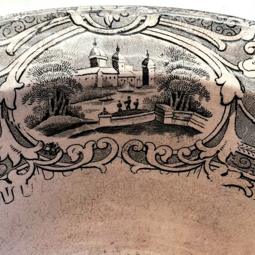 Vintage English Ceramic Platter by William Lowe, like new