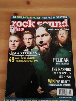 Περιοδικό Rock Sound τεύχος 75 Αύγουστος 2005 με Mastodon