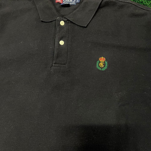 Chaps Ralph Lauren Polo shirt black XL like new