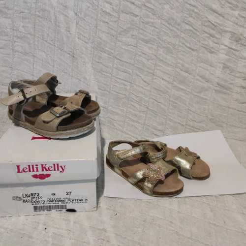 Girls' sandals used, pack size 27-28, Lelli Kelly and Sprox