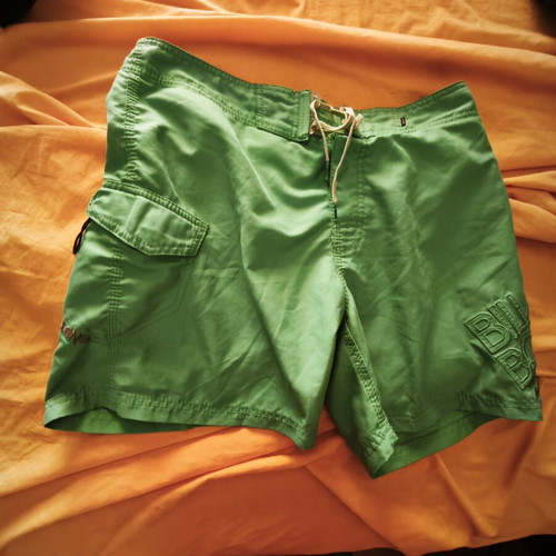 Billabong swim shorts size 36 like new, green