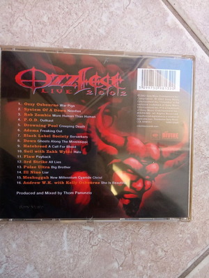 Ozzfest Live 2002 CD like new