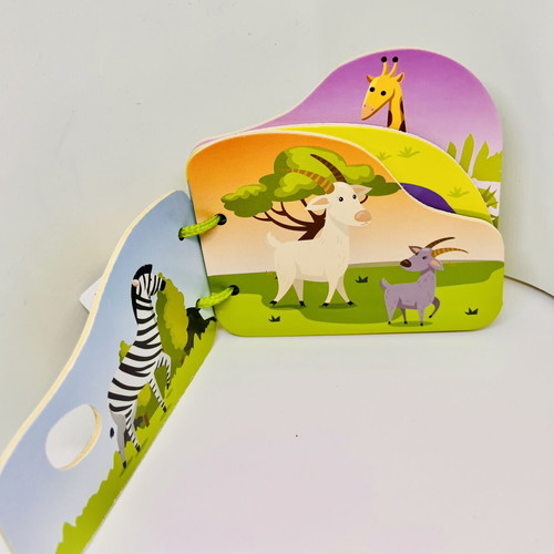 Preschool Educational Jumbo Books Animals 12x12cm new