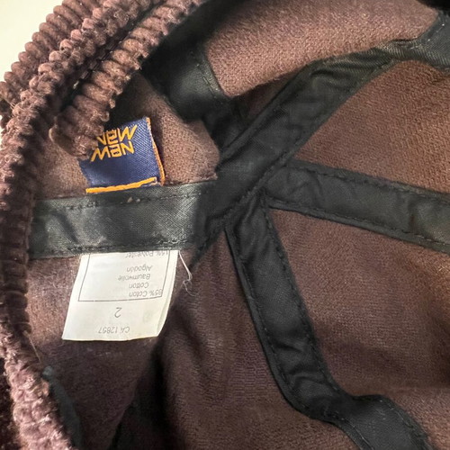 New Man winter hat like new, brown, size 2