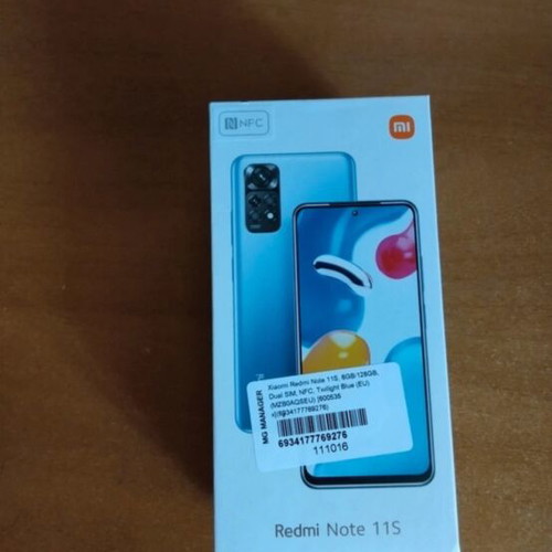 Xiaomi Redmi Note 11s 128GB smartphone like new, blue