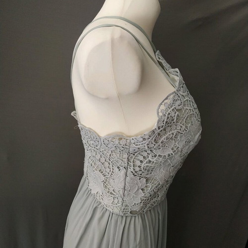 Maxi formal dress grey size S like new