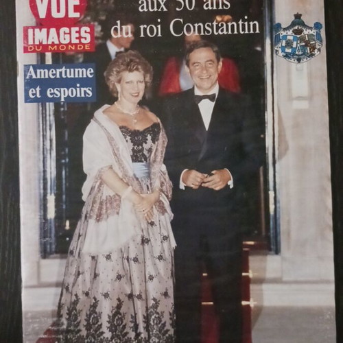 Point de Vue magazine King Konstantinos June 1990