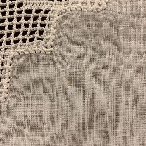 Handmade needlework table linen 0.79 x 0.79 m