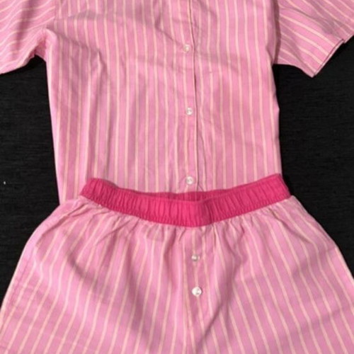 Zara girls' set like new, pink and yellow