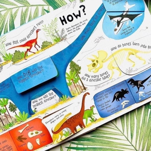 Lift-the-flap Questions and Answers about Dinosaurs new book in English