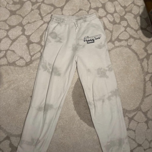 Stradivarius tie dye tracksuit used, size XS, black and white