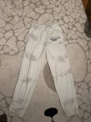 Stradivarius tie dye tracksuit used, size XS, black and white
