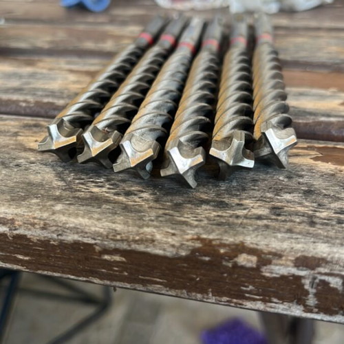 Hilti TE-CX 12 SDS Plus concrete hammer drill bits set of 3, new