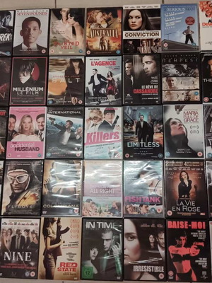 Πακέτο 5 καινούργια DVD χωρίς ελληνικούς υπότιτλους