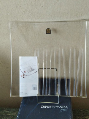 Πιατέλα κρυστάλλινη Davinci σαν καινούργιο